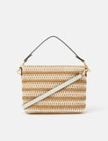 Accessorize woven striped cross body bag, UK version