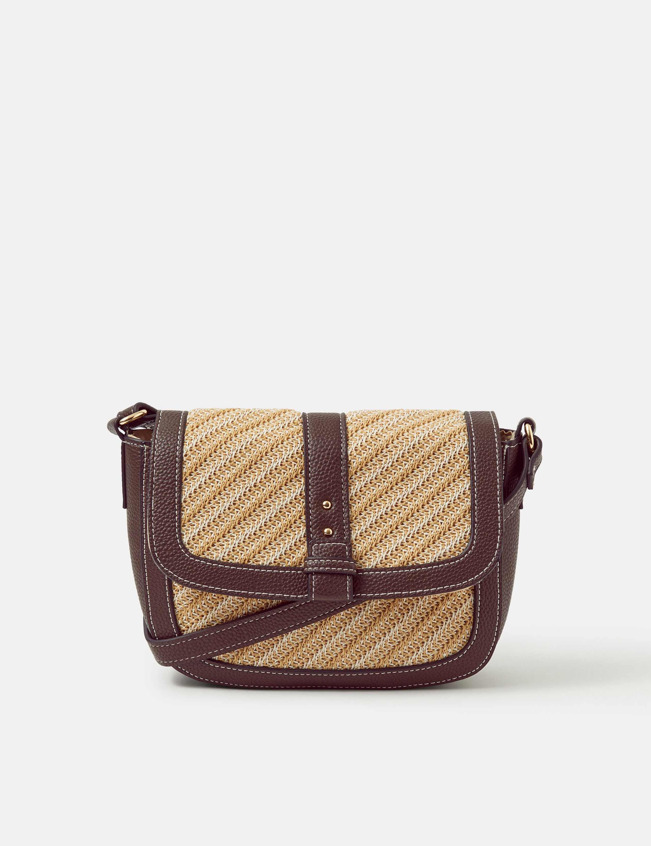 Accessorize woven textured cross body bag (British brand)