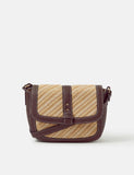 Accessorize woven textured cross body bag (British brand)
