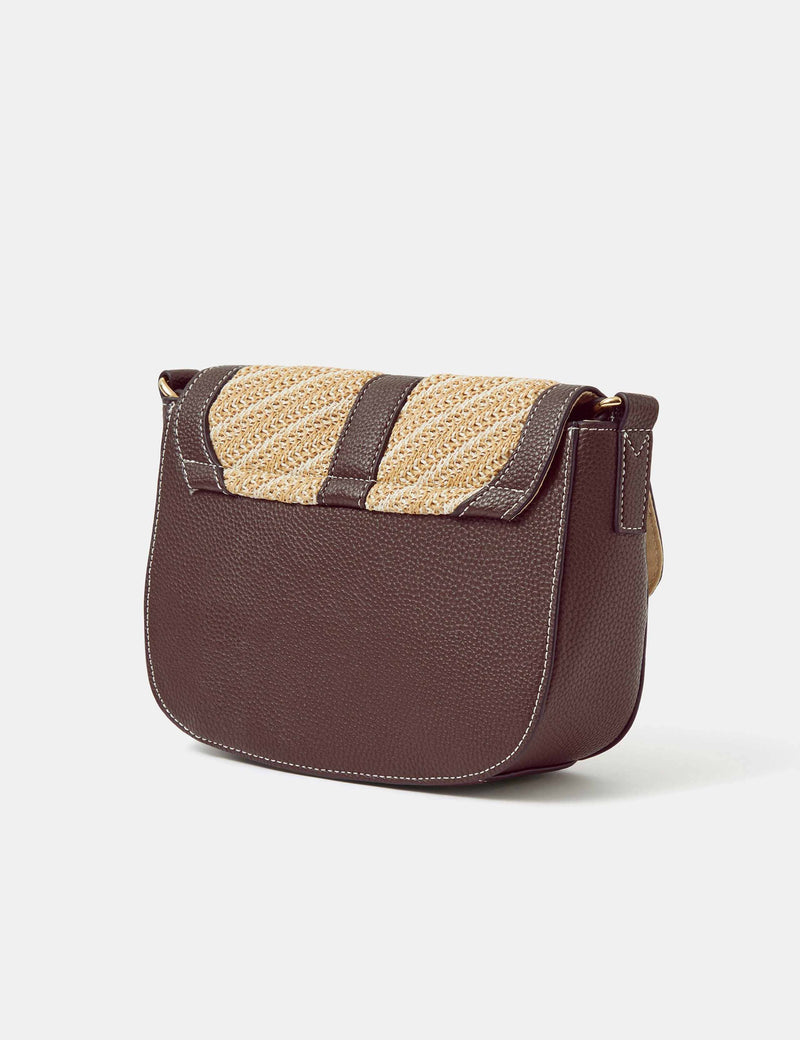 Accessorize woven textured cross body bag (British brand)