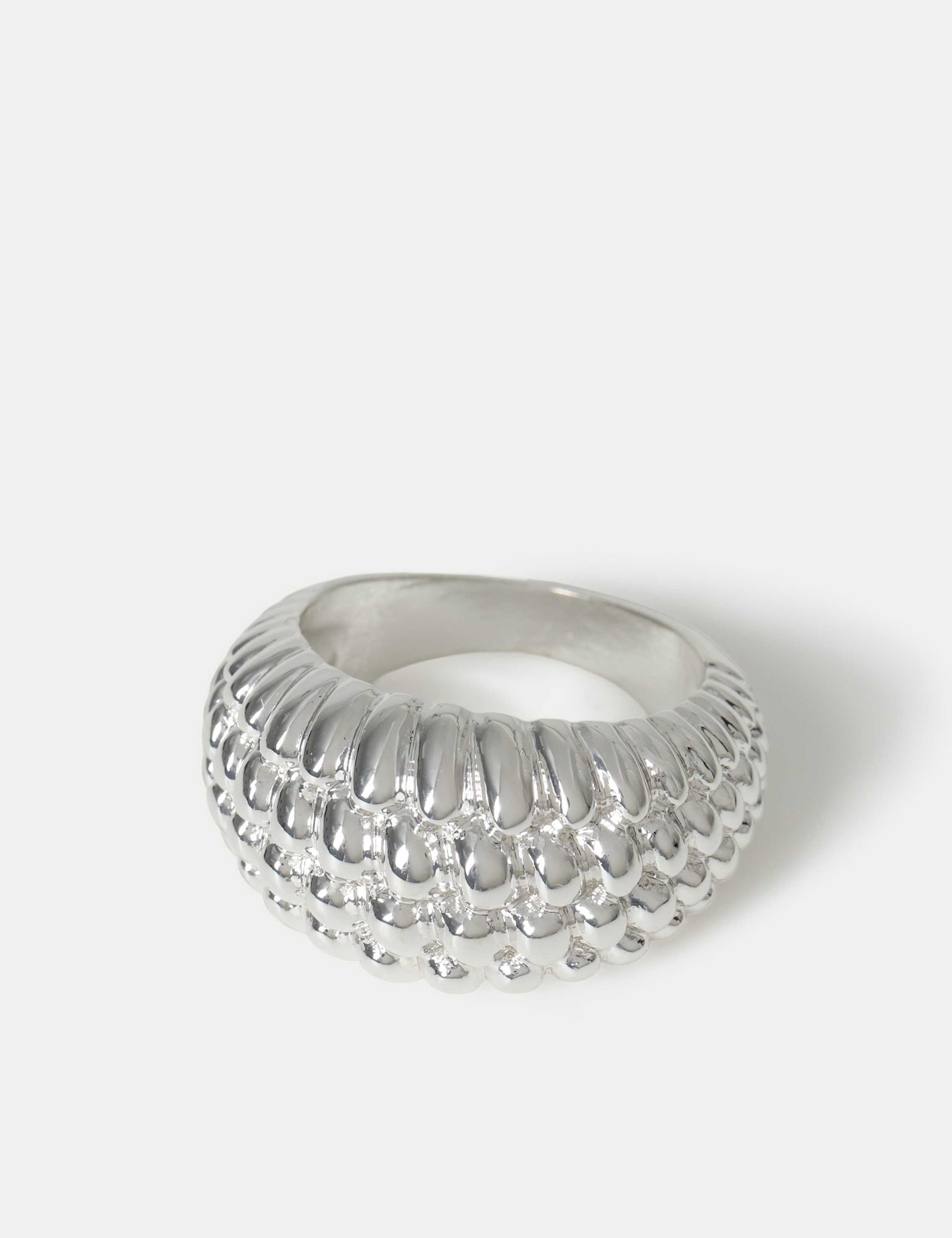 Woven textured metal ring 31mm width, imported from the UK