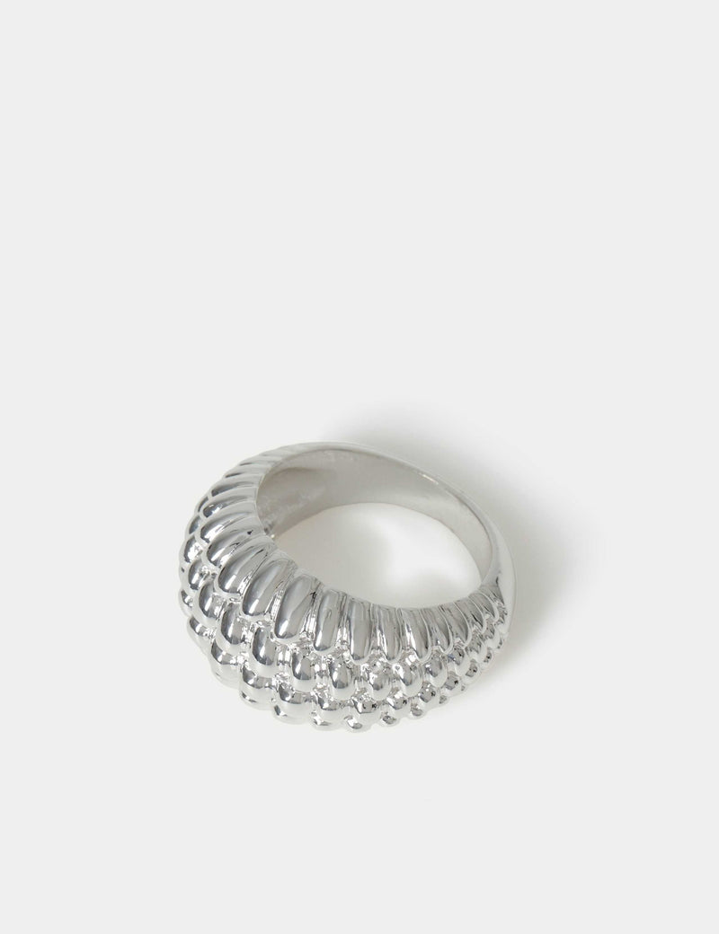 Woven textured metal ring 31mm width, imported from the UK