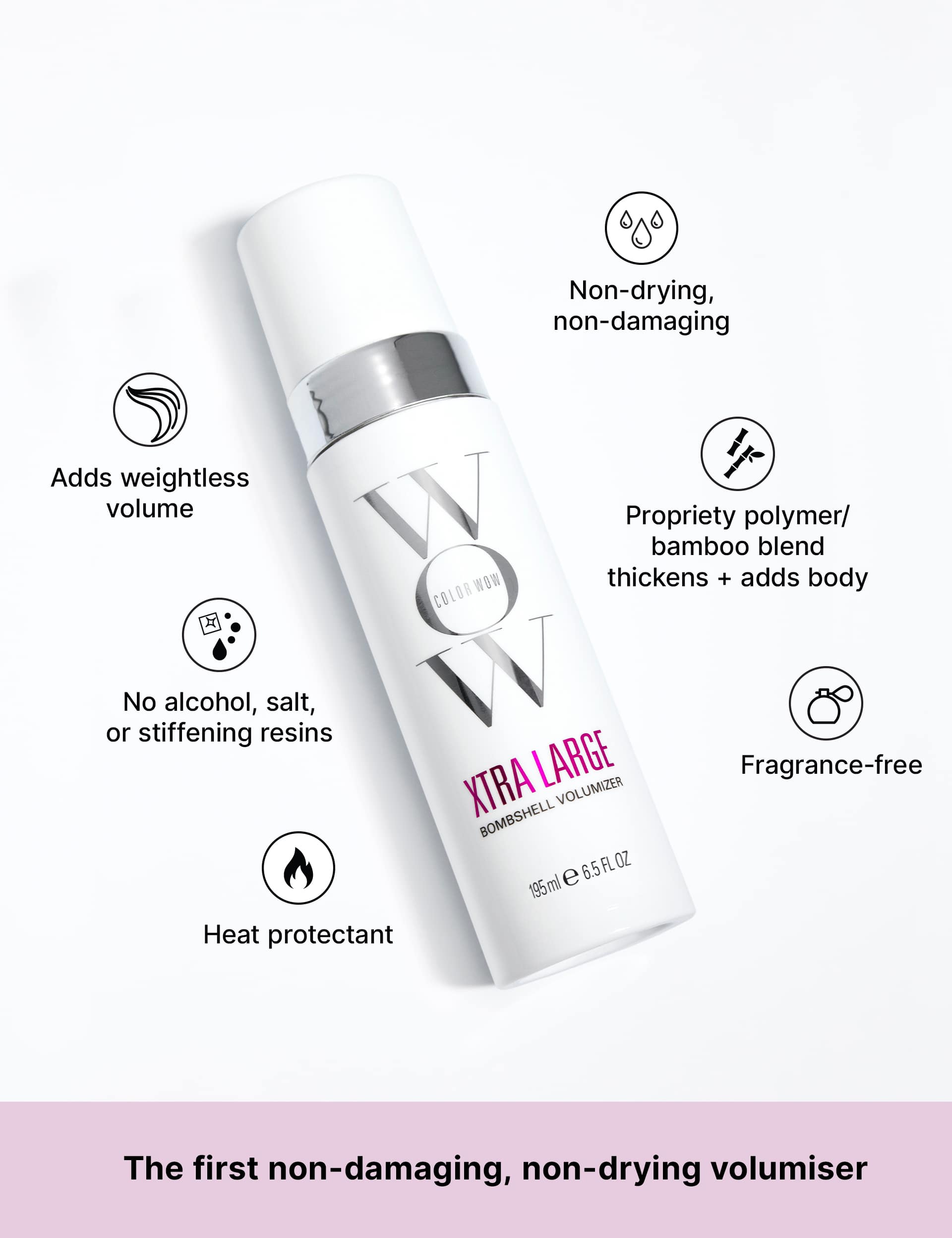 Bombshell Volumizer hair mousse 195ml (British brand)
