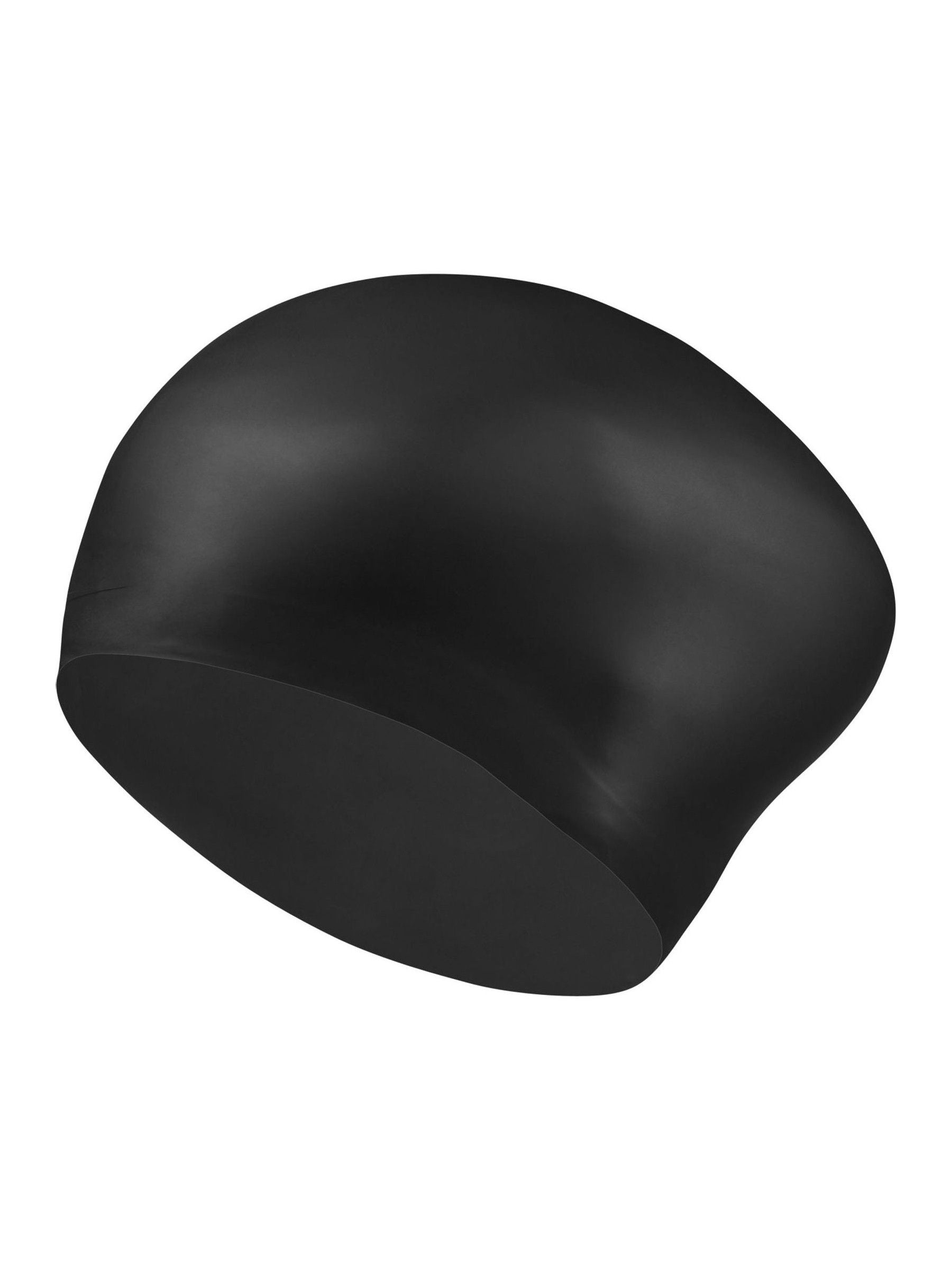 Nike black long hair swim cap, imported from the UK