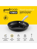 GOOD FOOD Grey Hard Anodized Non-Stick Frying Pan 24cm, UK version