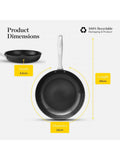 GOOD FOOD Grey Hard Anodized Non-Stick Frying Pan 24cm, UK version