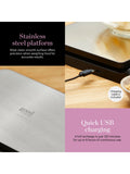 Good Food black digital talking kitchen scale - British product