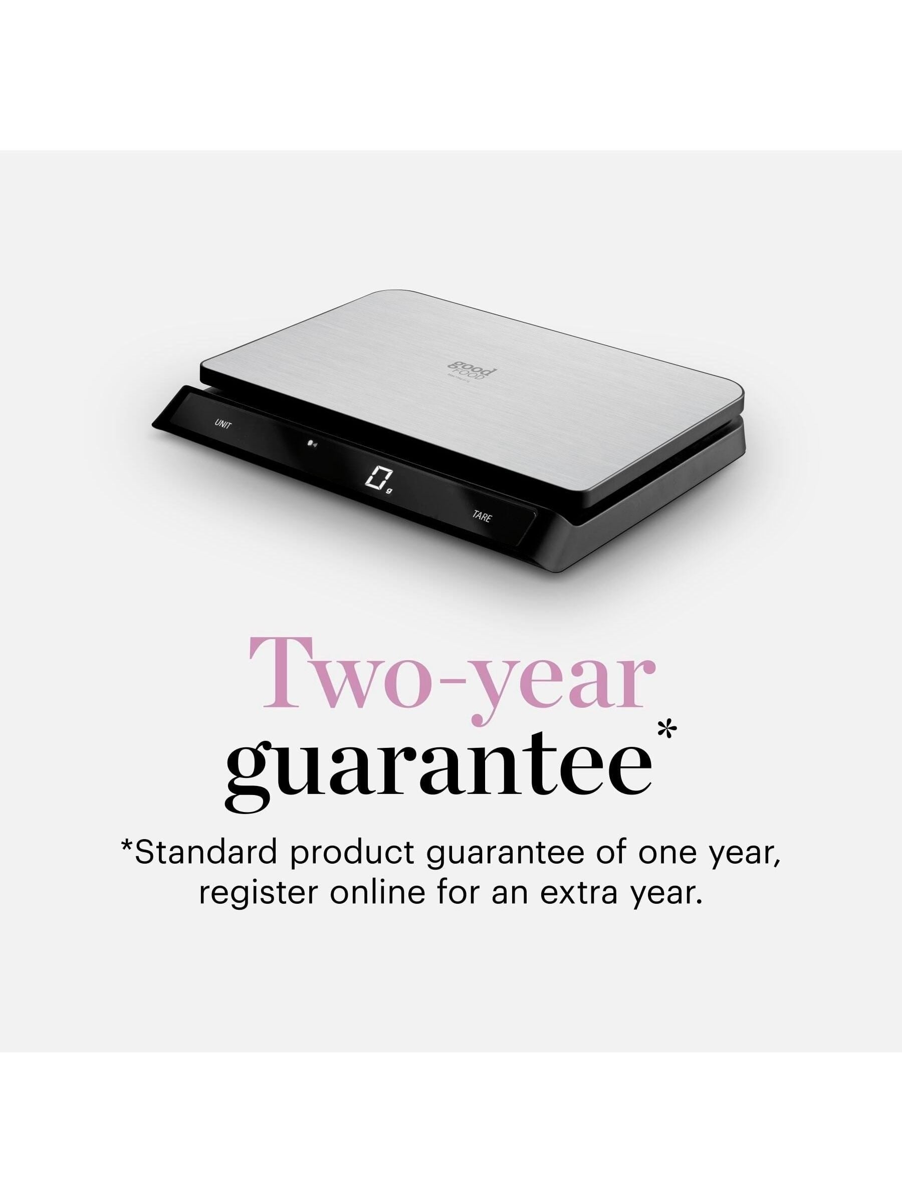 Good Food black digital talking kitchen scale - British product