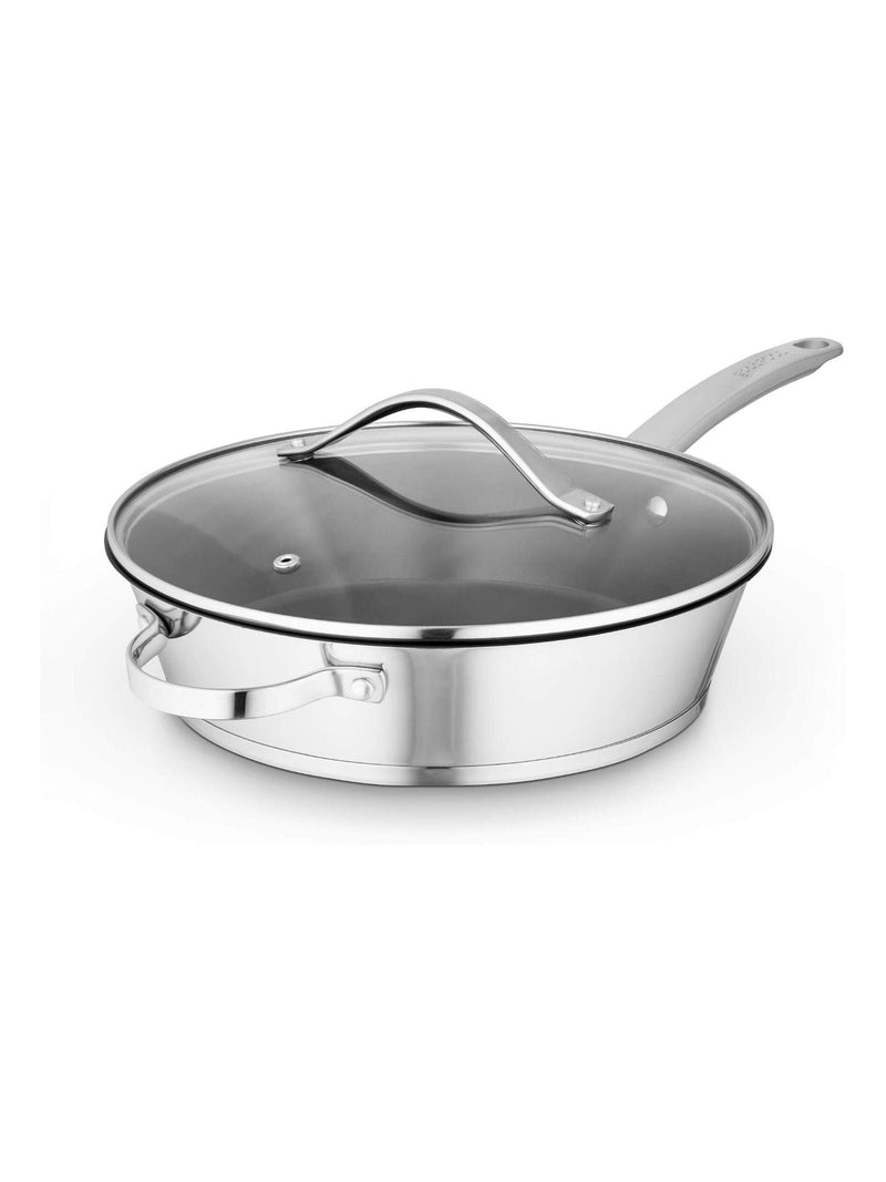 Good Food Stainless Steel Multi-Pan with Tempered Glass Lid