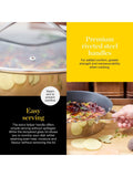Good Food Stainless Steel Multi-Pan with Tempered Glass Lid