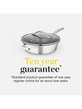 Good Food Stainless Steel Multi-Pan with Tempered Glass Lid