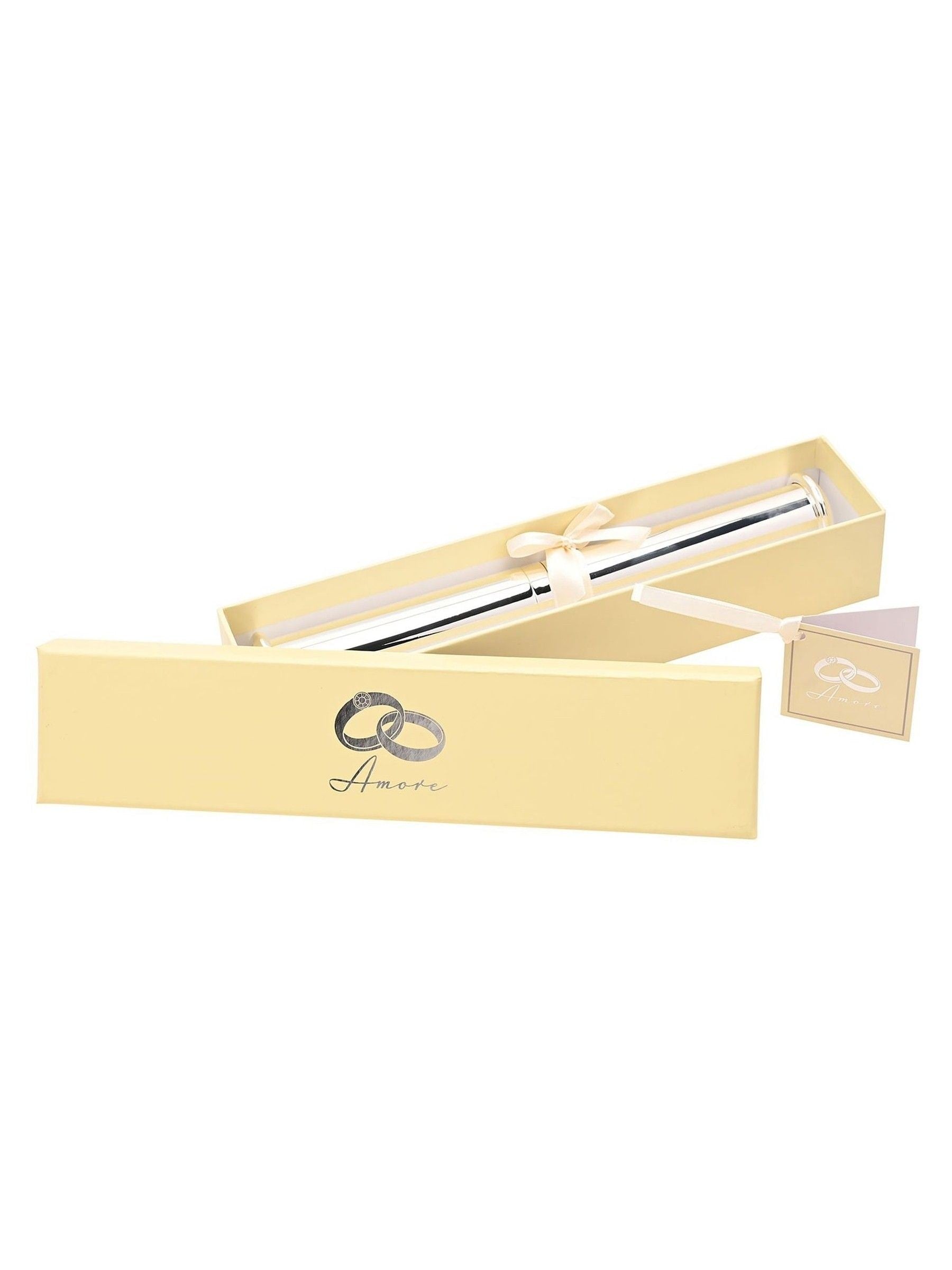 Amore silver wedding certificate holder 24cm, imported from the UK