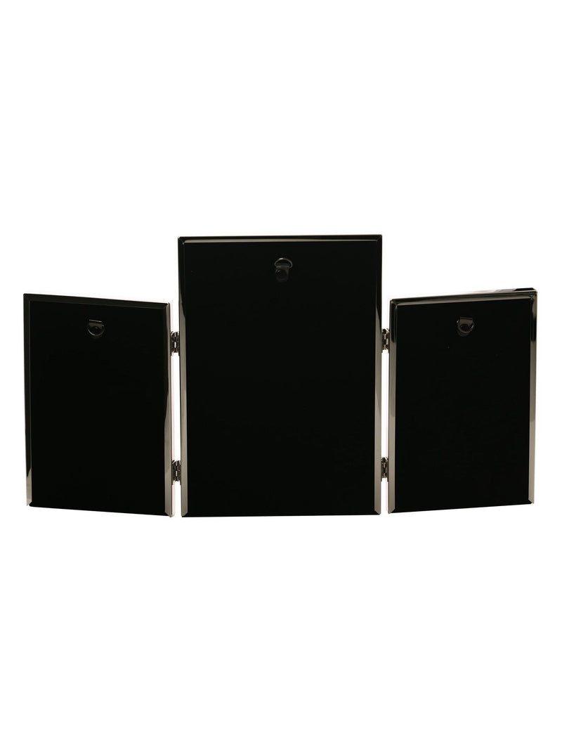 Amore by Juliana silver triple photo frame with Mr & Mrs design, 22cm x 40cm x 1cm (British brand)