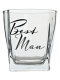 Amore by Juliana Best Man whisky glass and coaster set, UK version