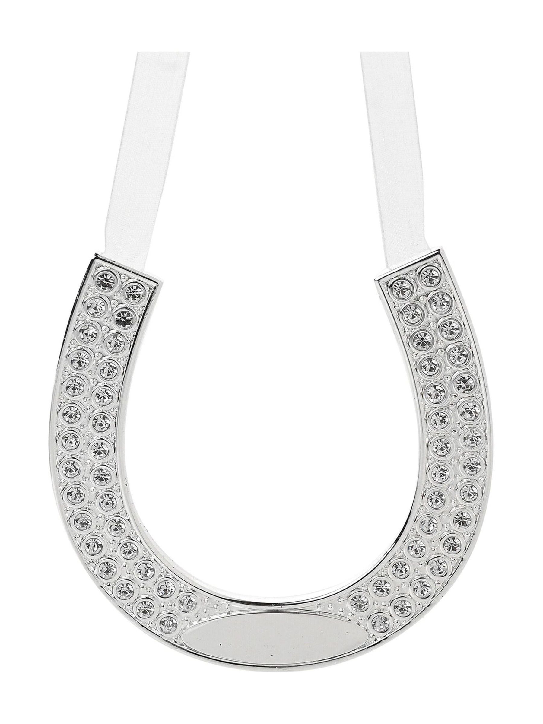 Widdop Amore horseshoe ornament with engraving plate, imported from the UK