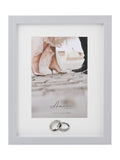 Widdop grey amore photo frame with rings icon 5x7 (British brand)