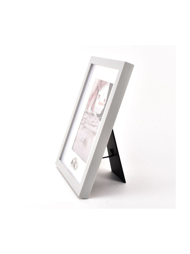 Widdop grey amore photo frame with rings icon 5x7 (British brand)