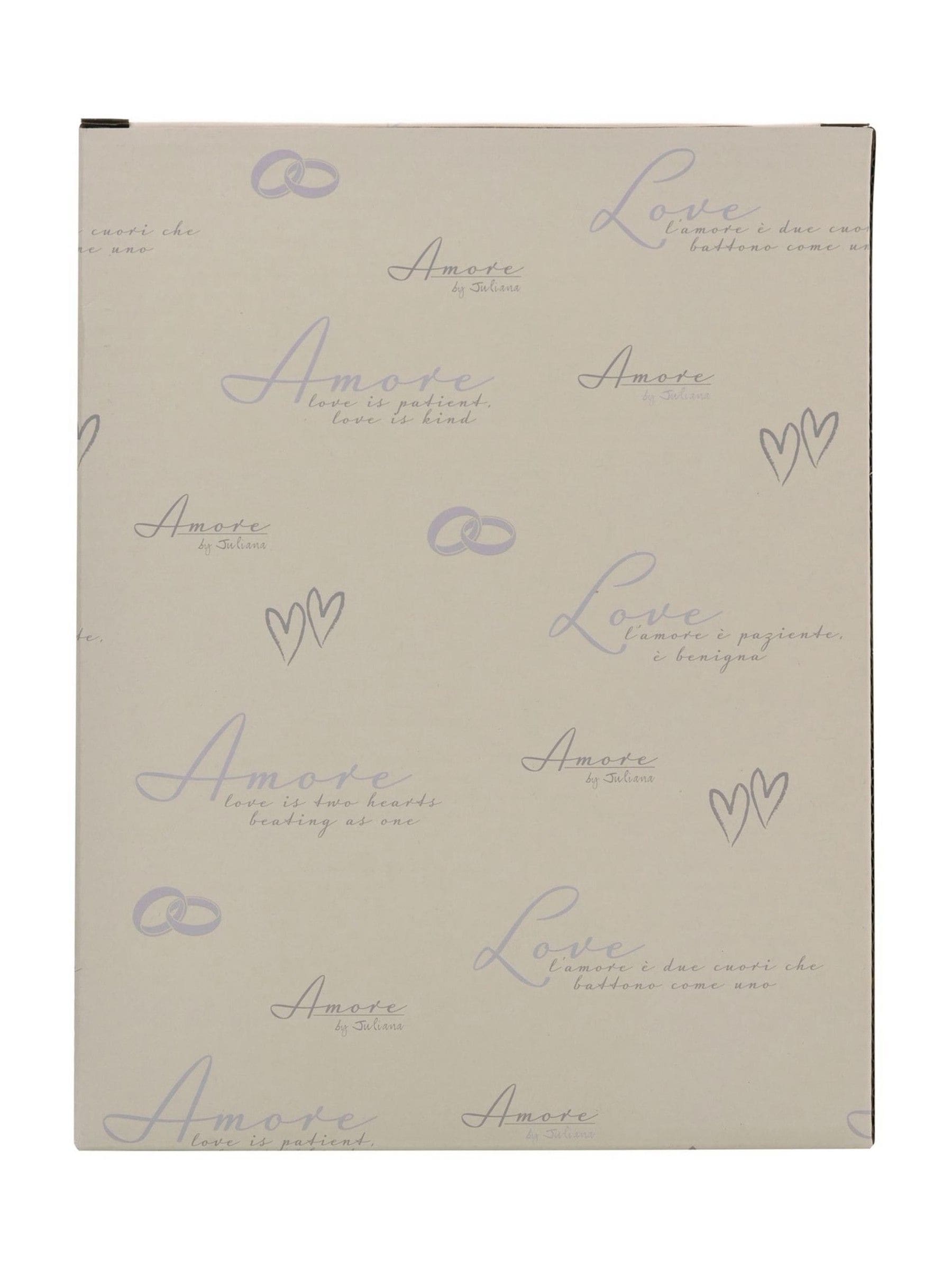Widdop silver Amore box frame with crystals 4 x 6 (British brand)