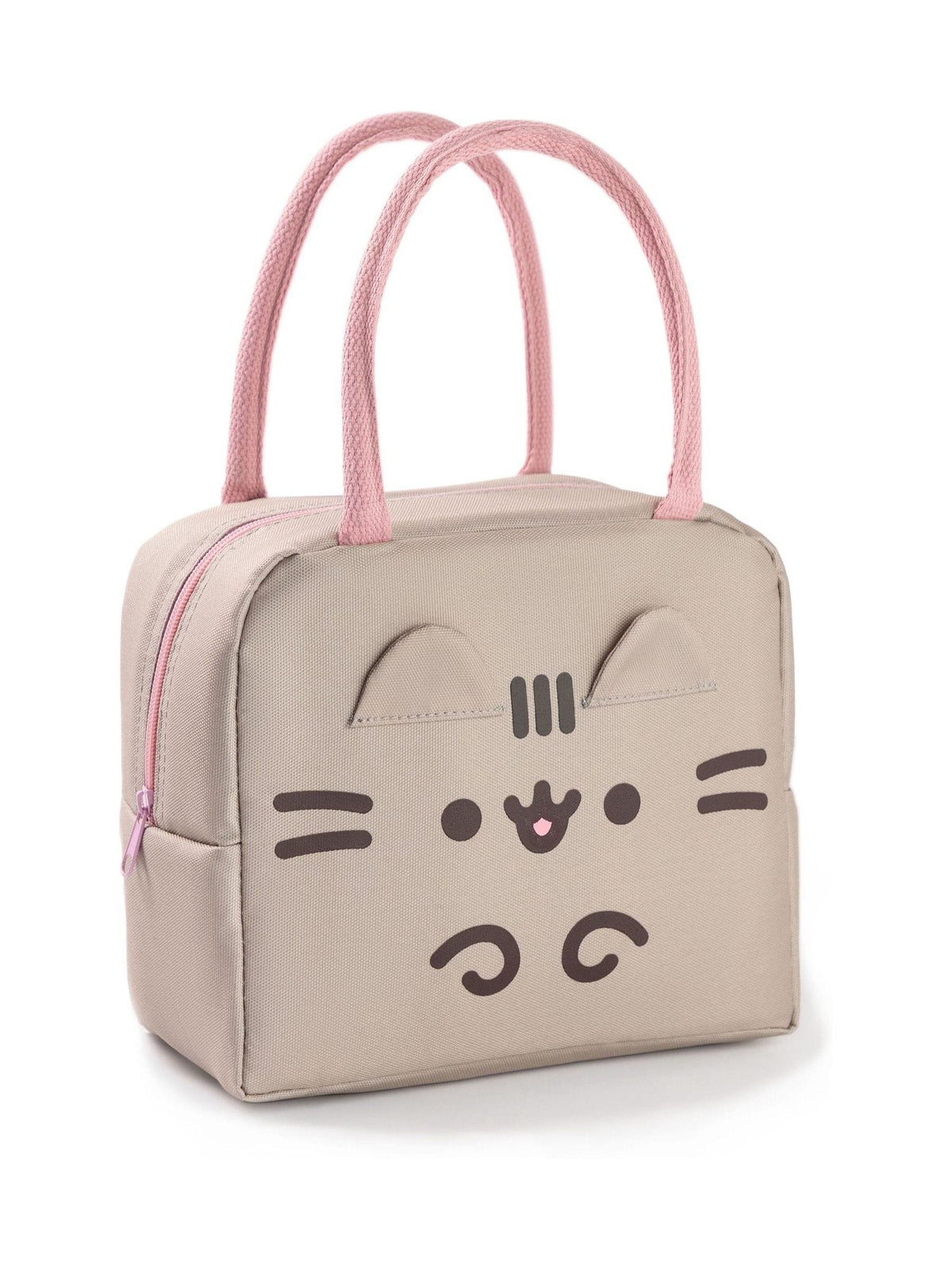 Pusheen brown novelty face lunch bag (British brand)
