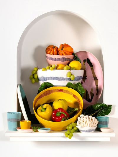 طبق تقديم بنقوش Stripes من مجموعة Ottolenghi Feast