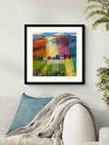 Artko Black Rolling Clouds by Debbie Lush framed art 61.5cm square - British product