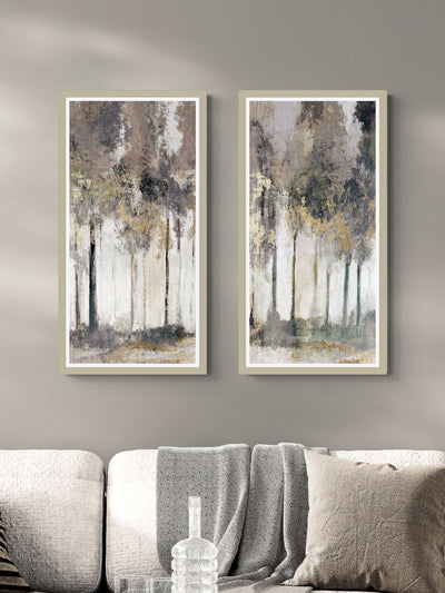 Artko Taupe Tales Of the Timber By H Dawson Framed Art Set of 2