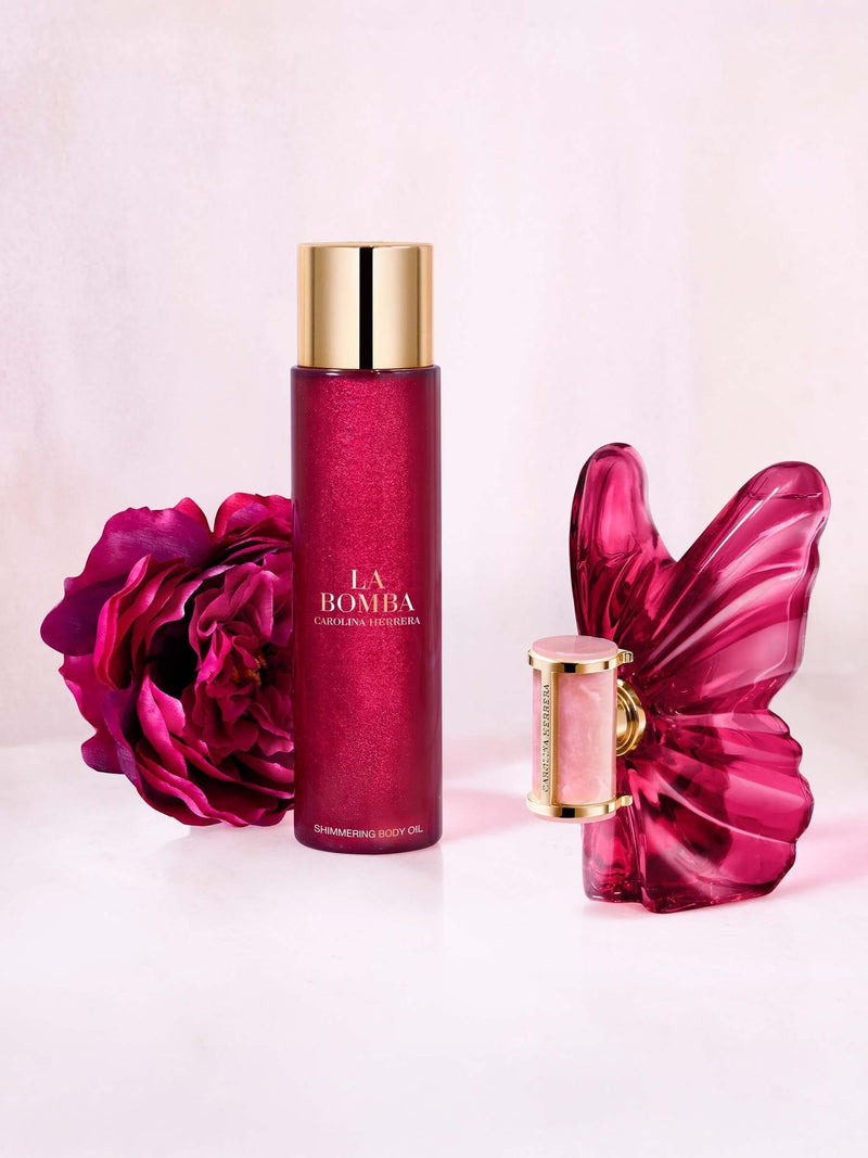 Carolina Herrera La Bomba Shimmering Body Oil 150ml - British product