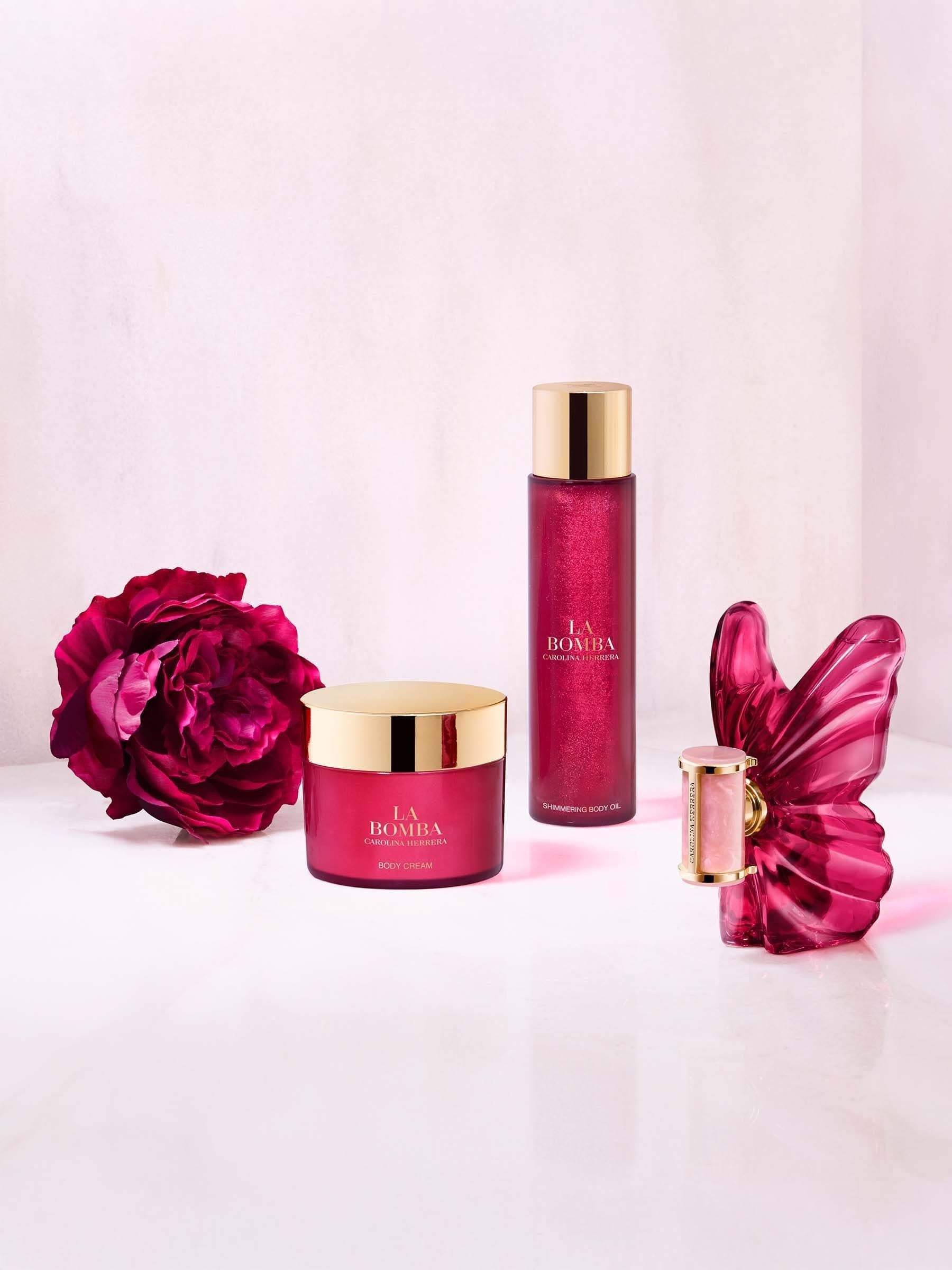 Carolina Herrera La Bomba Shimmering Body Oil 150ml - British product