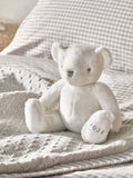 The White Company white 2026 dated bear soft toy, UK version