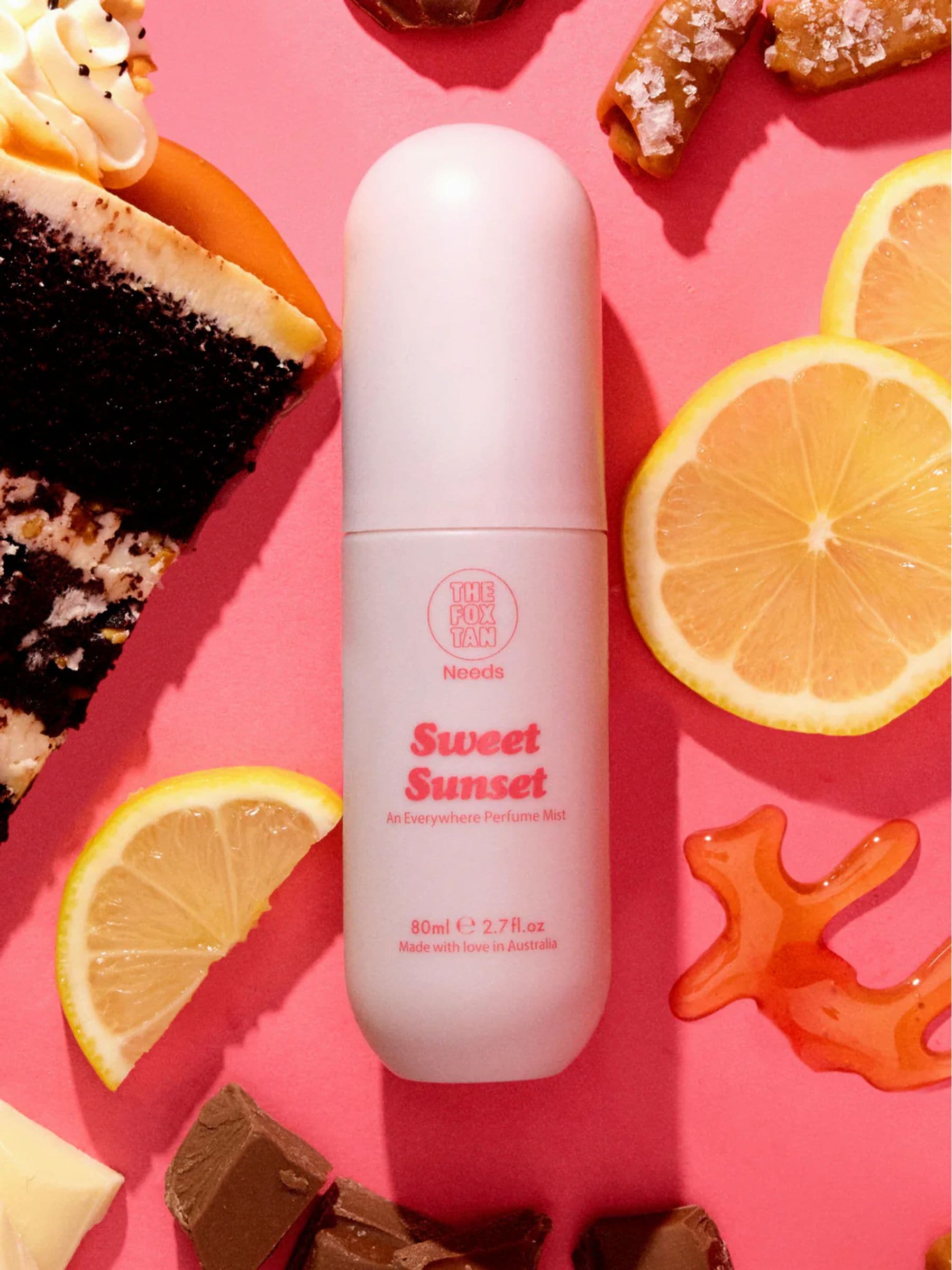 The Fox Tan Pink Everywhere Perfume & Body Mist 80ml (British brand)