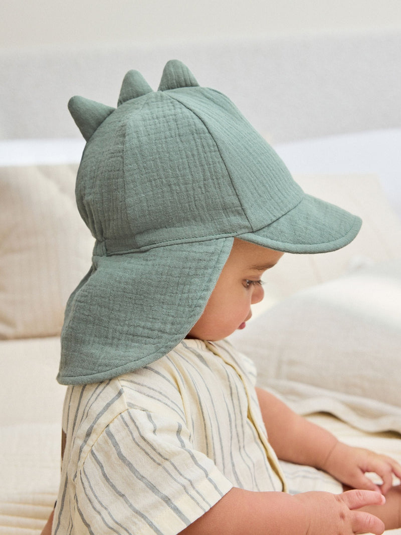 Dino legionnaire baby hat 2 pack (0mths-2yrs) - British product
