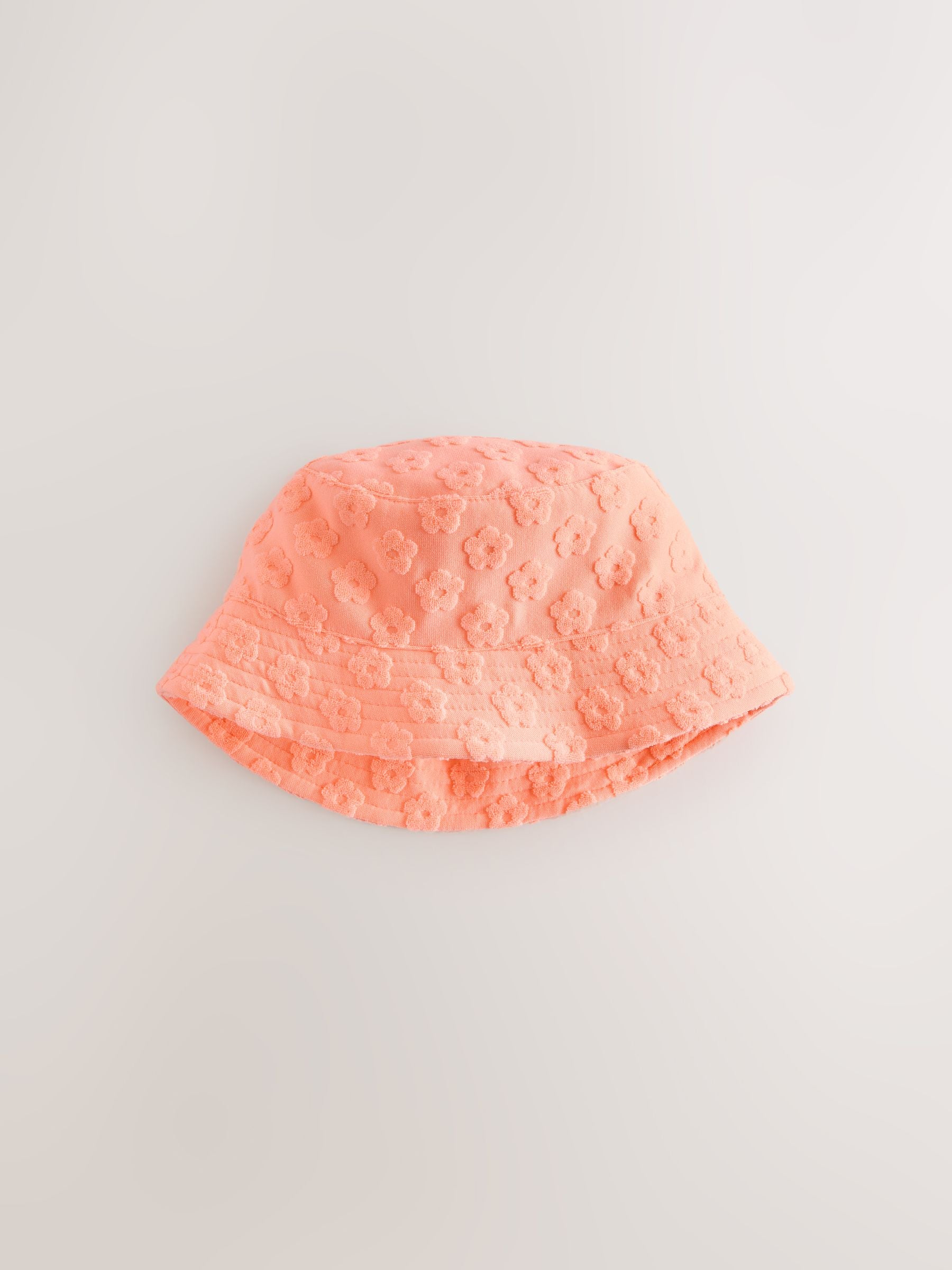 Baby bucket hat 2 pack fluro pink and orange (British brand)