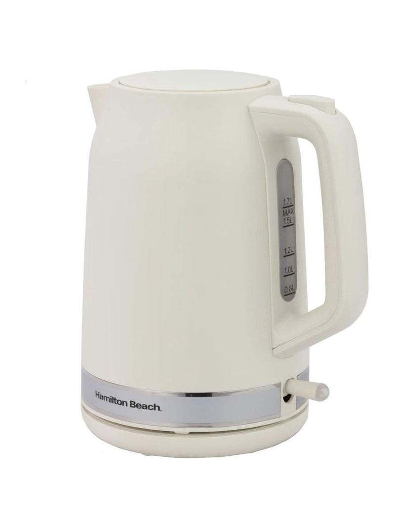 Hamilton Beach Breakfast Kettle and Toaster Set Cream, imported from the UK