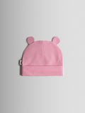 JoJo Maman Bébé 3-pack baby bear hats with 3D ears, imported from the UK