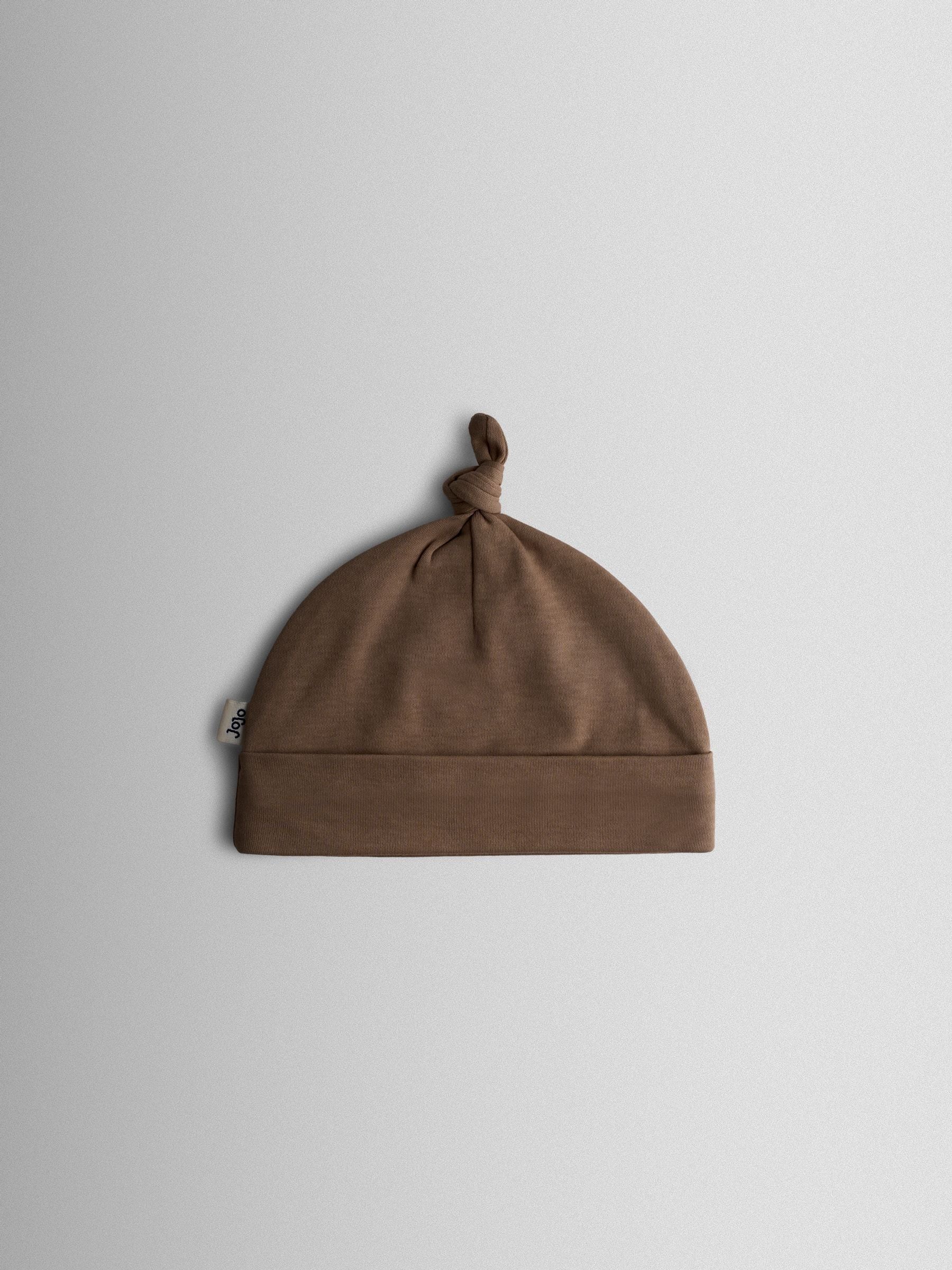 JoJo Maman Bébé baby hat 3-pack brown (British brand)