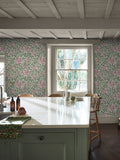 William Morris At Home Breeze Honeysuckle Wallpaper Sample A4