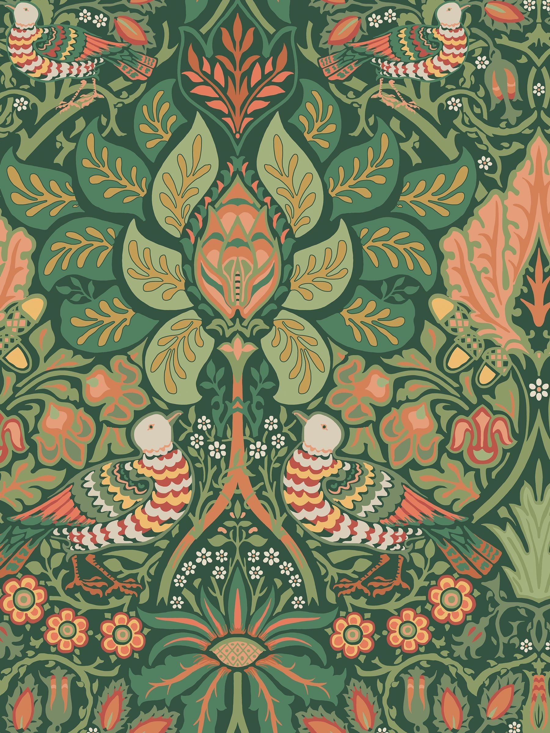 William Morris Dove and Rose wallpaper 10m, imported from the UK