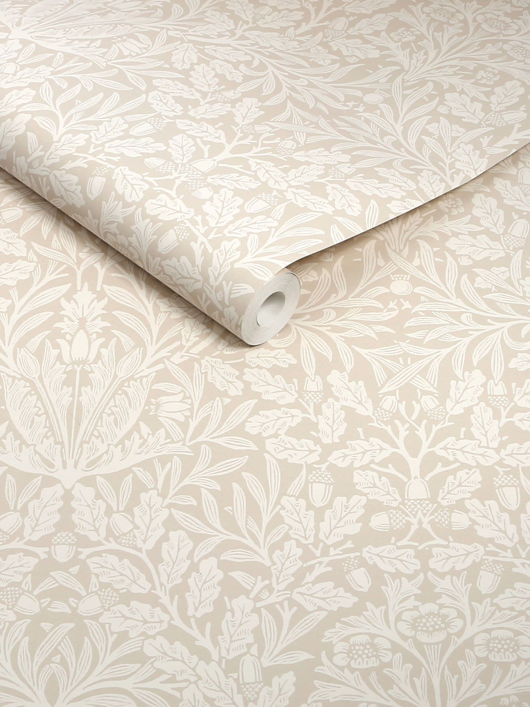 William Morris Hessian Acorn wallpaper 10m roll, UK version
