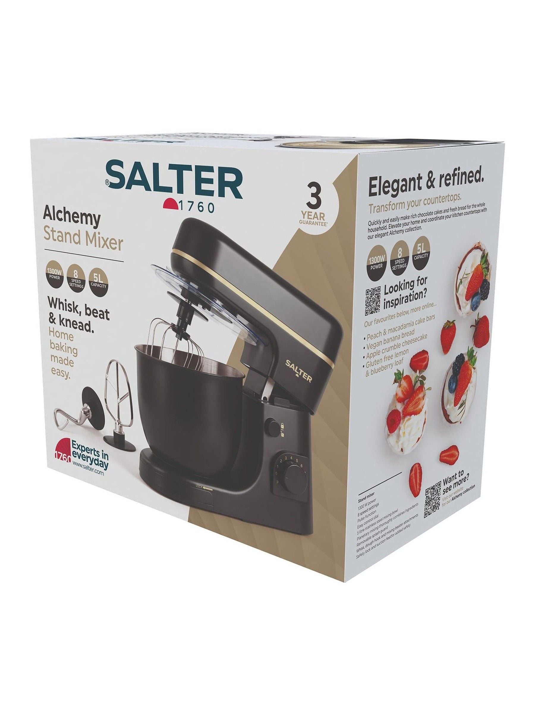 Salter black stand mixer size ONE (British brand)