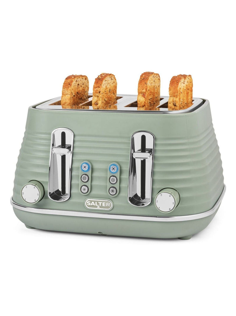 Salter Sage Ripple 4-Scheiben-Toaster (britische Marke)
