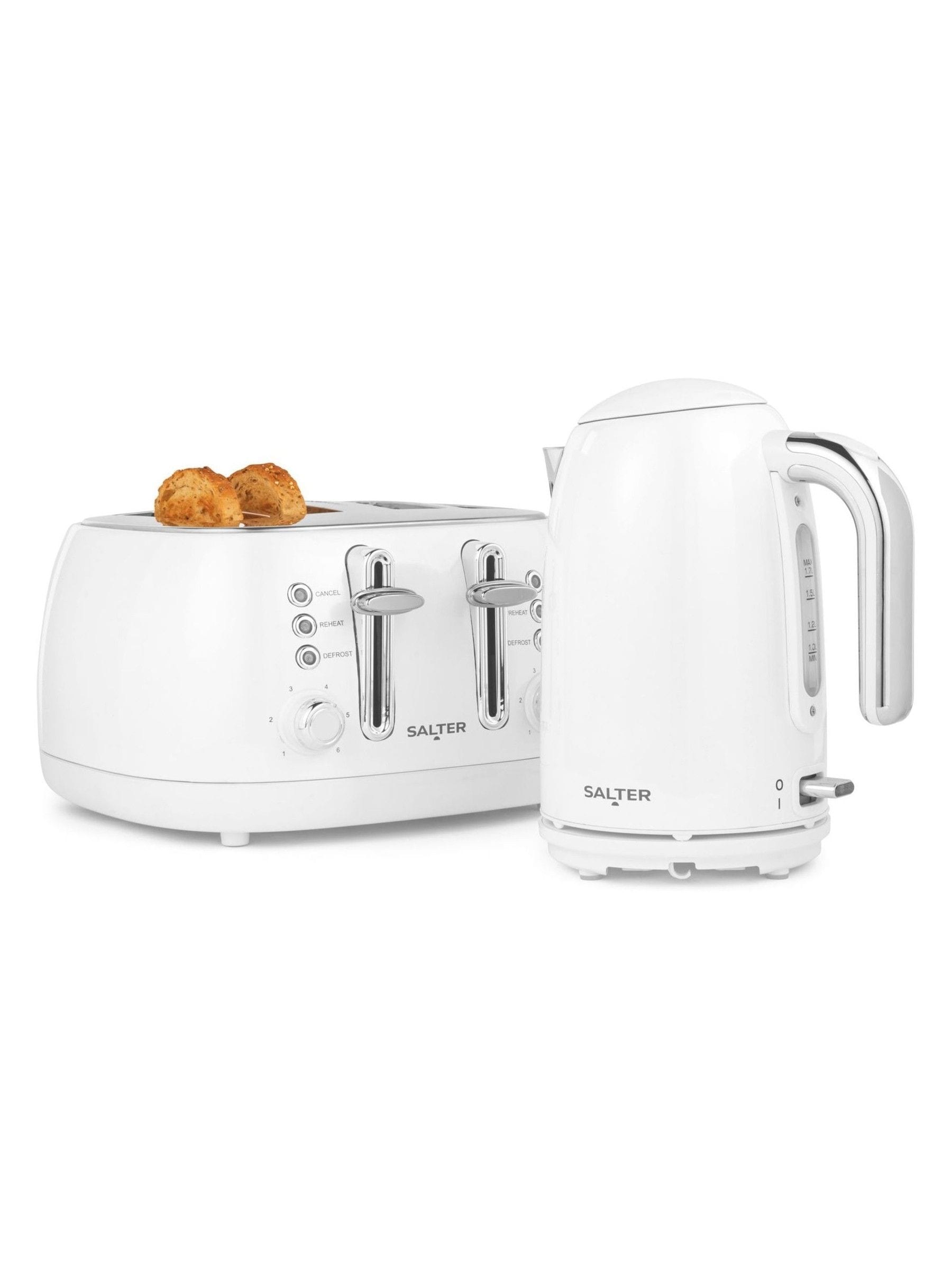 Salter White Boston 4 slice toaster (British brand)