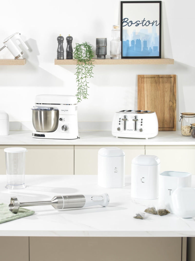 Salter White Boston 4 slice toaster (British brand)