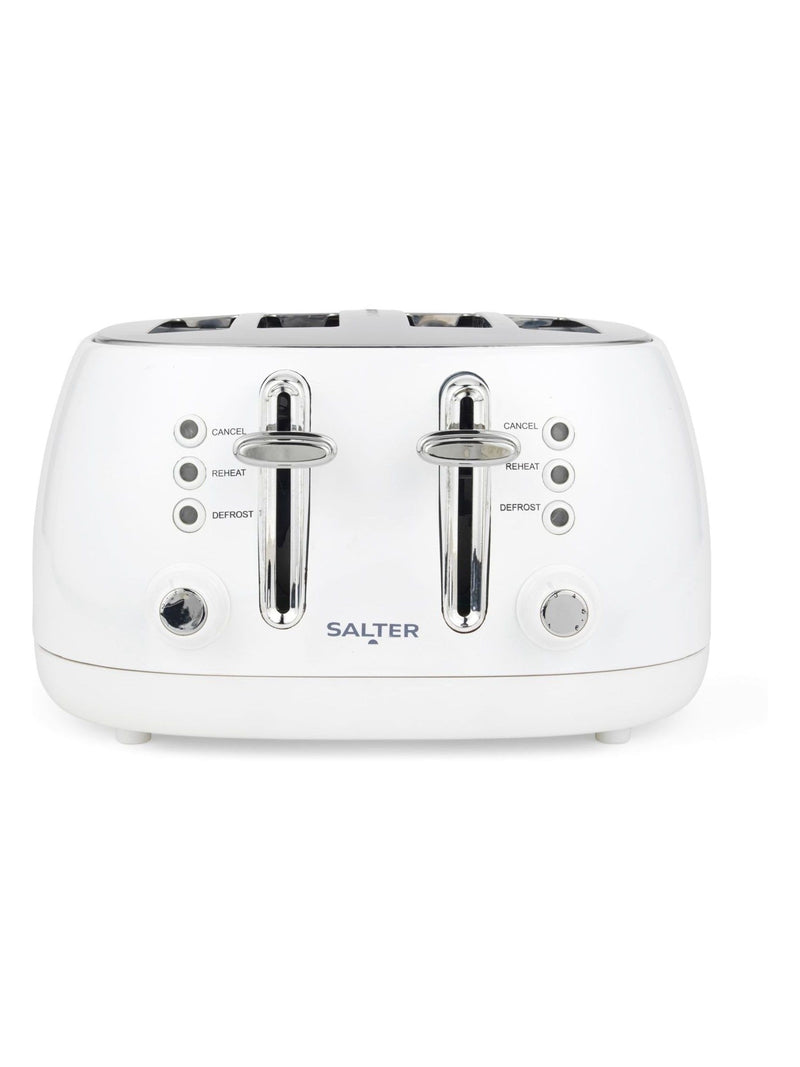 Salter White Boston 4 slice toaster (British brand)