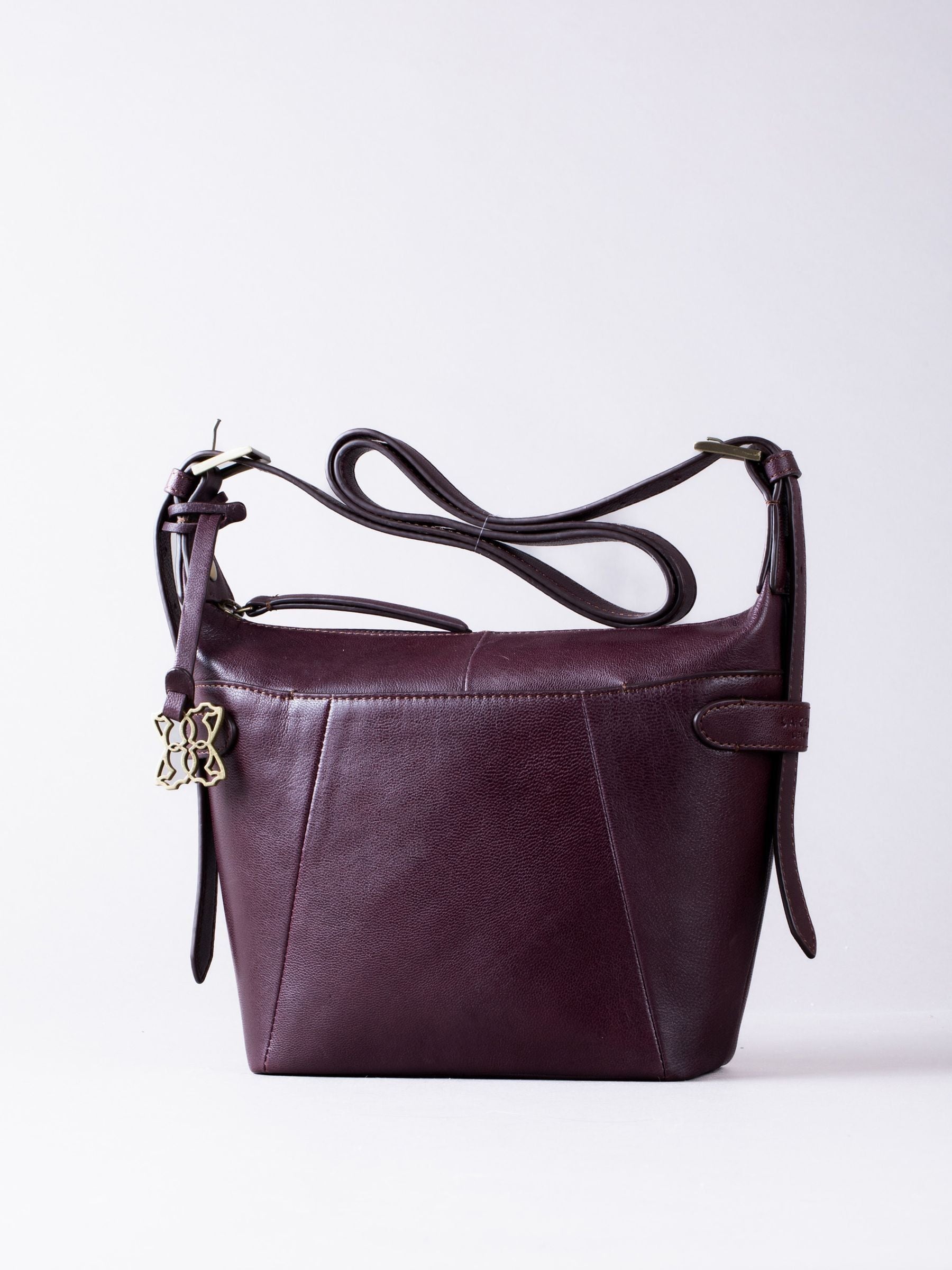 Lakeland Leather Light Brown Newby Cross-Body Bag