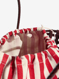 Friends Like These chocolate brown weave basket beach bag - British product