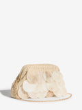 Friends Like These faux shell acrylic disc raffia clutch bag - UK version