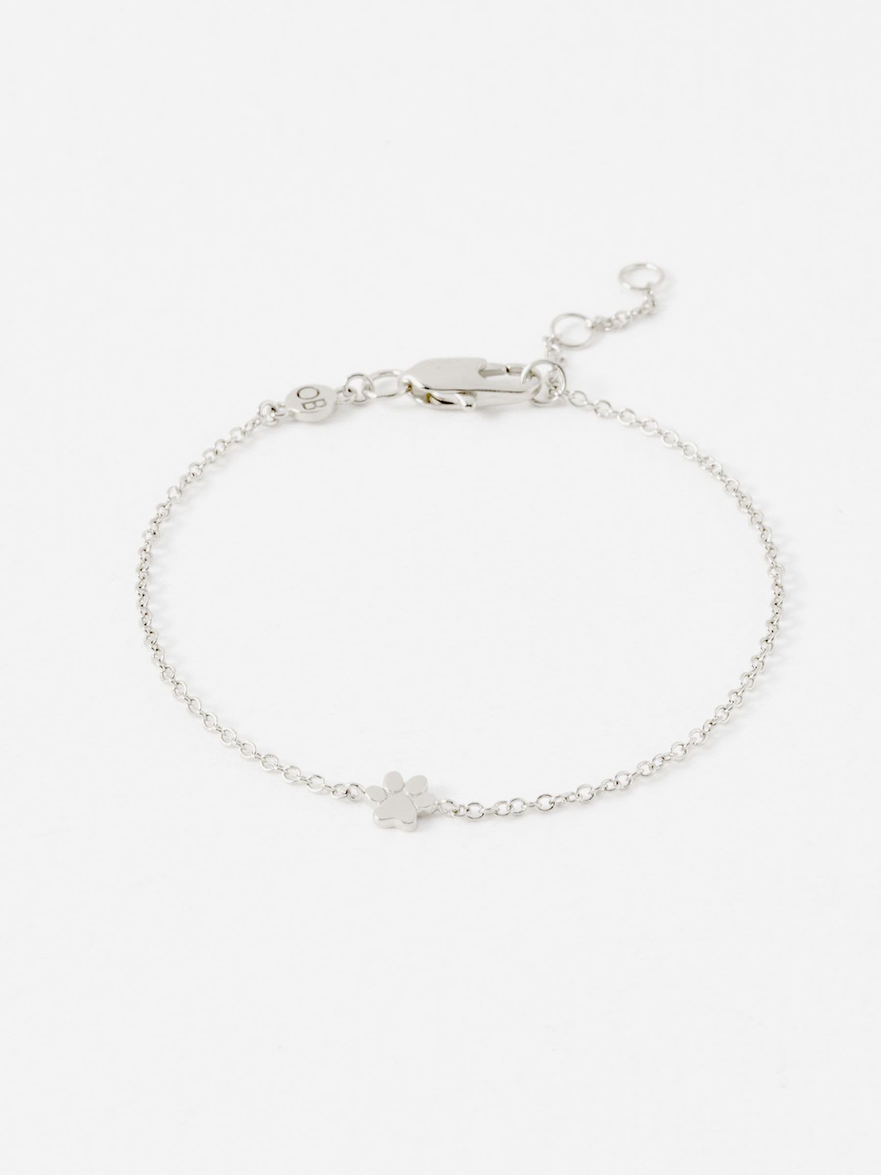 Oliver Bonas Milo Paw Print bracelet, imported from the UK