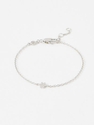 Bracelet chaîne argenté Milo Paw Print Oliver Bonas