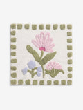 Watercolour floral shower mat 50cm x 50cm, UK version