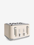 Cream Bronx 4 Slice Toaster